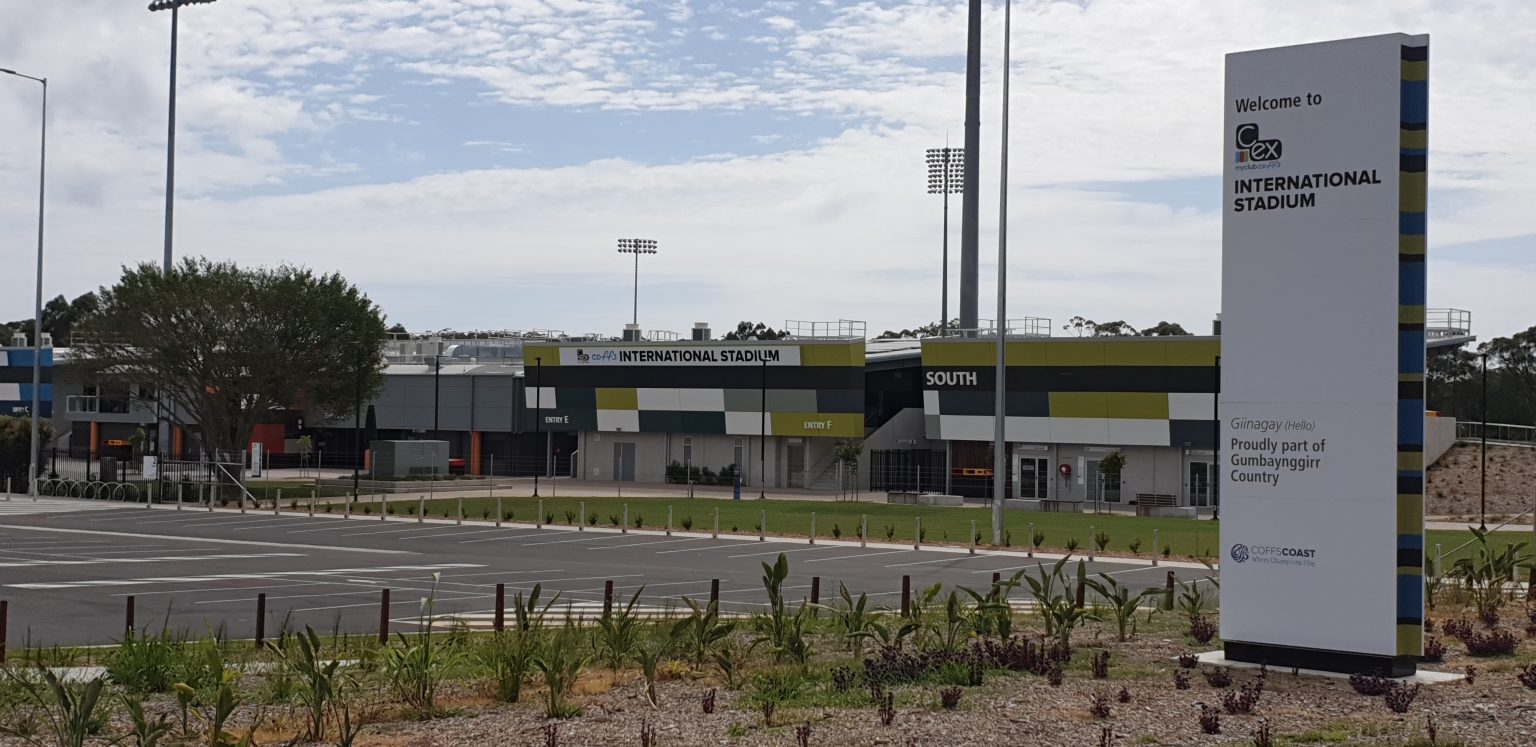 Coffs Harbour Stadium Drive Carpark Upgrade Fishers Asphalt